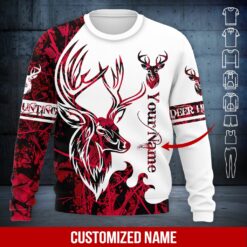 Custom Deer Hunting Camo 3D Hoodie - photo 4