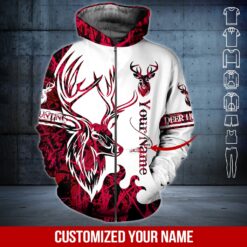 Custom Deer Hunting Camo 3D Hoodie - photo 6