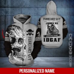 Custom February Guy 3D Hoodie - photo 6