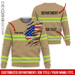 Custom Firefighter Style Hoodie - photo 4
