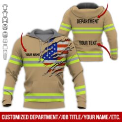 Custom Firefighter Style Hoodie - photo 5