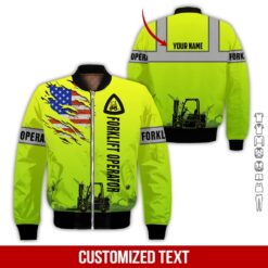 Custom Forklift Operator 3D Hoodie - photo 9