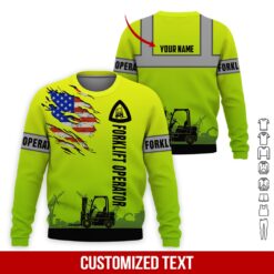 Custom Forklift Operator 3D Hoodie - photo 4