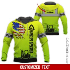 Custom Forklift Operator 3D Hoodie - photo 5