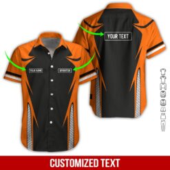 Custom Orange 3D Hoodie - photo 3