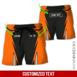 Custom Orange 3D Hoodie - photo 7