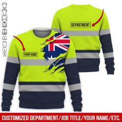 Custom Green Australia Workwear Style Hoodie - photo 4