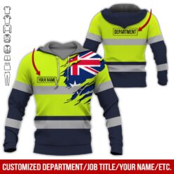 Custom Green Australia Workwear Style Hoodie - photo 5