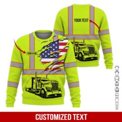 Custom Green Love Truck Hoodie - photo 4