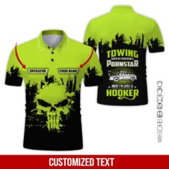Custom Green Towing 3D Hoodie - photo 2