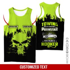Custom Green Towing 3D Hoodie - photo 8