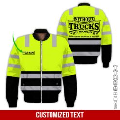 Custom Green Truck Driver 3D Hoodie - photo 9