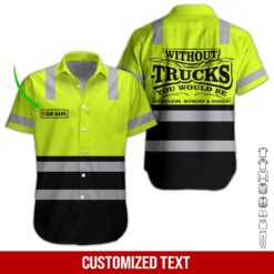 Custom Green Truck Driver 3D Hoodie - photo 3