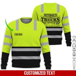 Custom Green Truck Driver 3D Hoodie - photo 4