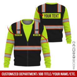 Custom Green Workwear Style Hoodie - photo 4