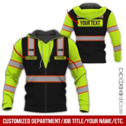 Custom Green Workwear Style Hoodie - photo 5