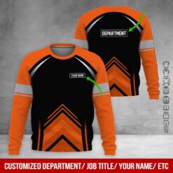 Custom Orange Workwear Style Hoodie - photo 4