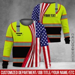 Custom Green Workwear Style Hoodie - photo 4