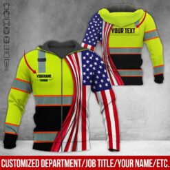 Custom Green Workwear Style Hoodie - photo 6