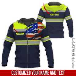 Custom Green Workwear Style Hoodie - photo 6
