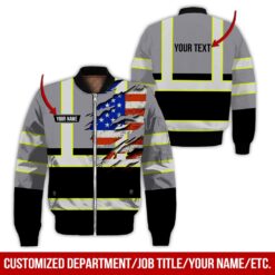 Custom Grey Workwear Style Hoodie - photo 9