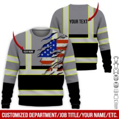 Custom Grey Workwear Style Hoodie - photo 4
