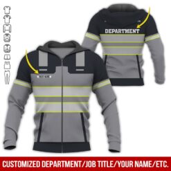 Custom Grey Workwear Style Hoodie - photo 6