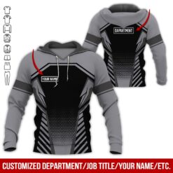 Custom Grey Workwear Style Hoodie - photo 5