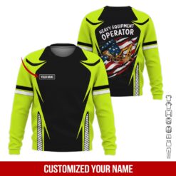 Custom Heavy Equipment Operator 3D Hoodie - photo 4