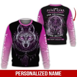 Custom June Girl 3D Hoodie - photo 4