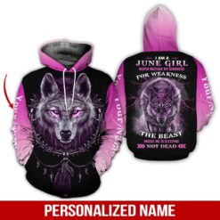 Custom June Girl 3D Hoodie - photo 5