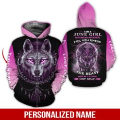 Custom June Girl 3D Hoodie - photo 6