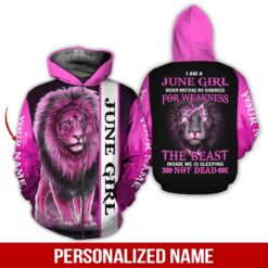 Custom June Girl 3D Hoodie - photo 6