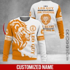 Custom Leo Guy Orange Hoodie - photo 4