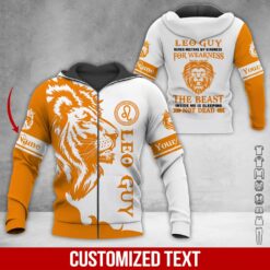 Custom Leo Guy Orange Hoodie - photo 6