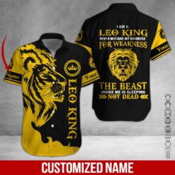 Custom Leo Guy Yellow Hoodie - photo 3
