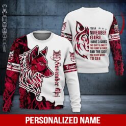 Custom November Girl Hoodie - photo 4