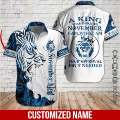 Custom November King 3D Hoodie - photo 3