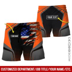 Custom Orange American Workwear Style Hoodie - photo 7