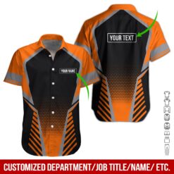 Custom Orange Workwear Style Hoodie - photo 3