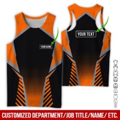 Custom Orange Workwear Style Hoodie - photo 8
