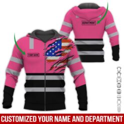 Custom Pink 3D Hoodie - photo 6