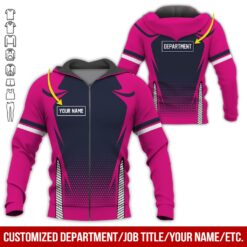 Custom Pink Workwear Style Hoodie - photo 6