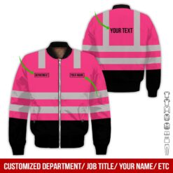 Custom Pink Workwear Style Hoodie - photo 9