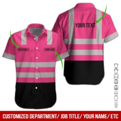 Custom Pink Workwear Style Hoodie - photo 3