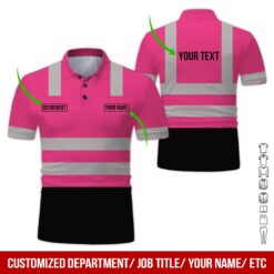 Custom Pink Workwear Style Hoodie - photo 2