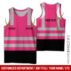 Custom Pink Workwear Style Hoodie - photo 8