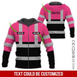 Custom Pink Workwear Style Hoodie - photo 6