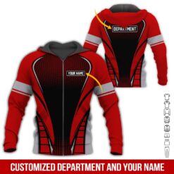 Custom Red Heavy Equipment Hoodie - photo 6