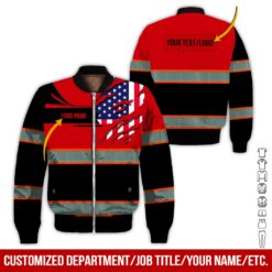 Custom Red Workwear Style Hoodie - photo 9